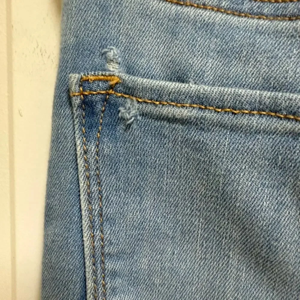 Old Navy Girls Jeans Extra High Rise Rockstar Jeggings Light Wash 12 360 Stretch